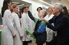 Собянин открыл детскую поликлинику на юге Москвы